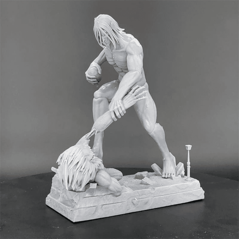 Assailant Titan vs Jaw Titan Resin Figure - Attack on