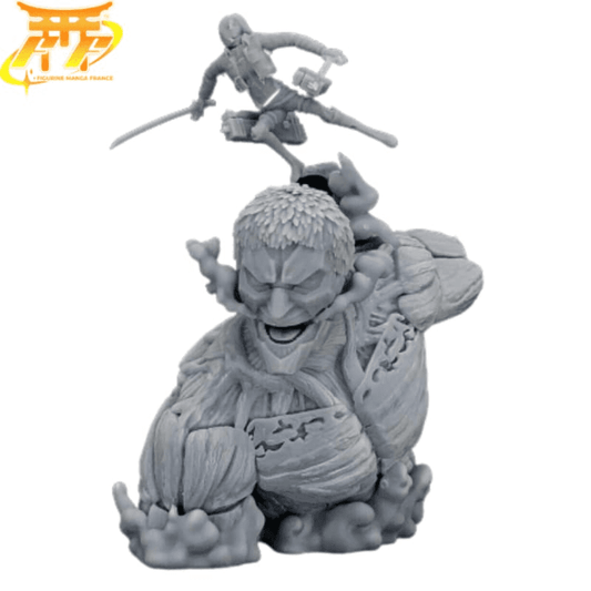 Battleship Titan vs. Mikasa Ackerman Figure - Attack on