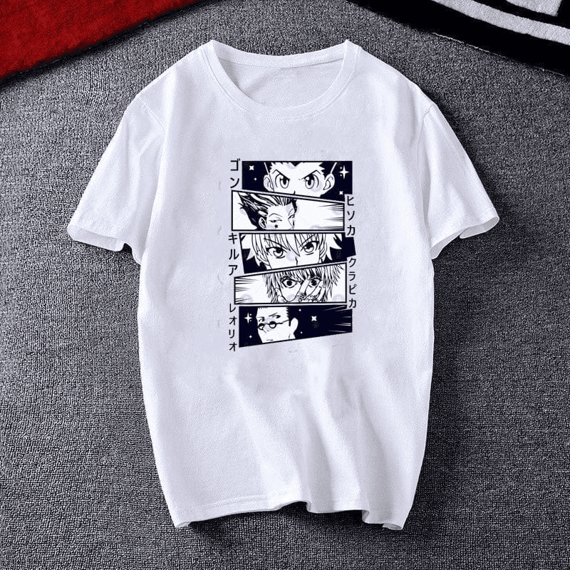 Gon Killua Kurapika Hisoka and Leorio T-shirt - Hunter x