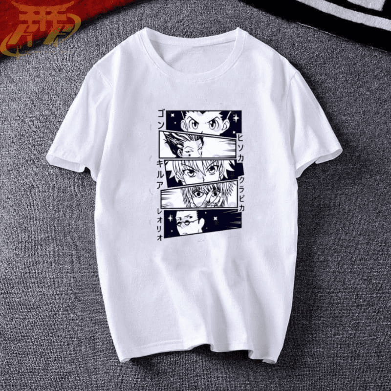 Gon Killua Kurapika Hisoka and Leorio T-shirt - Hunter x