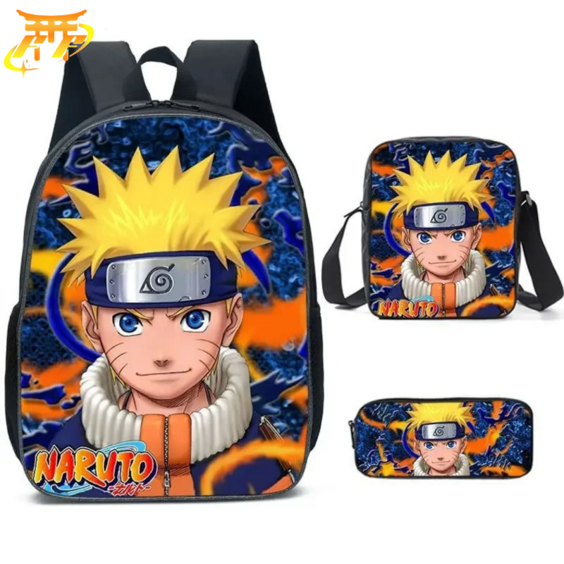 Naruto Genin Backpack + Pencil Case + Bag - Naruto Shippuden™