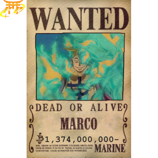 poster-wanted-marco-one-piece™