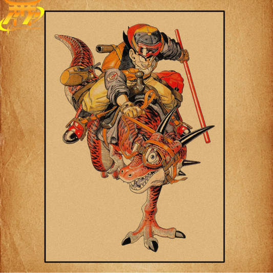poster-goku-dinosaure-dragon-ball-z™