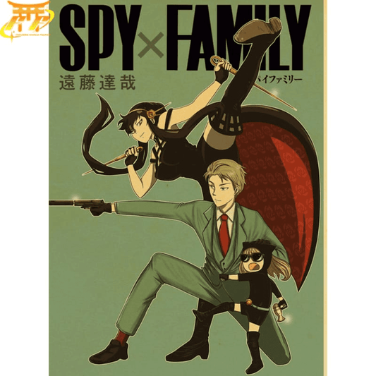 Forger Family Poster Combat - Spy x Family™