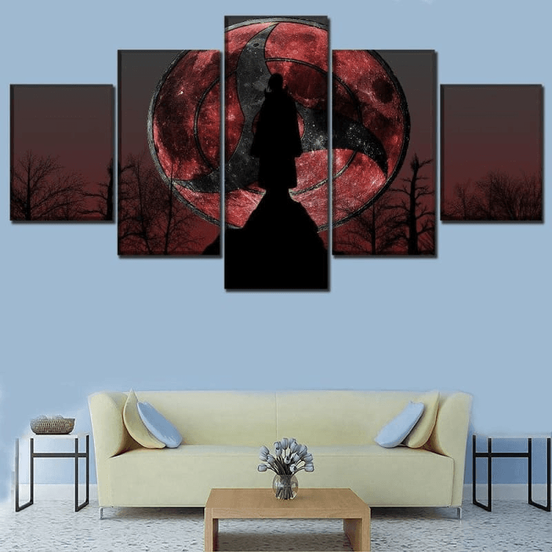 Itachi Uchiha’s Mangekyô Sharingan Painting - Naruto
