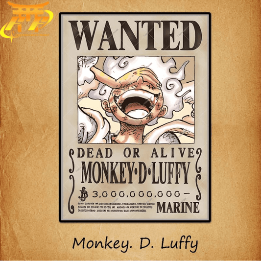 Poster Wanted Luffy Yonko - One Piece™
