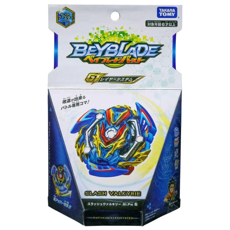 Slash Valkyrie Blitz Power Retsu Spinning Top - Beyblade