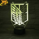 Survey Corps Badge LED Lamp - Attack on Titan™
