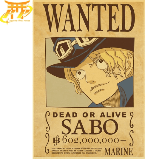 Wanted Sabo Poster - One Piece™