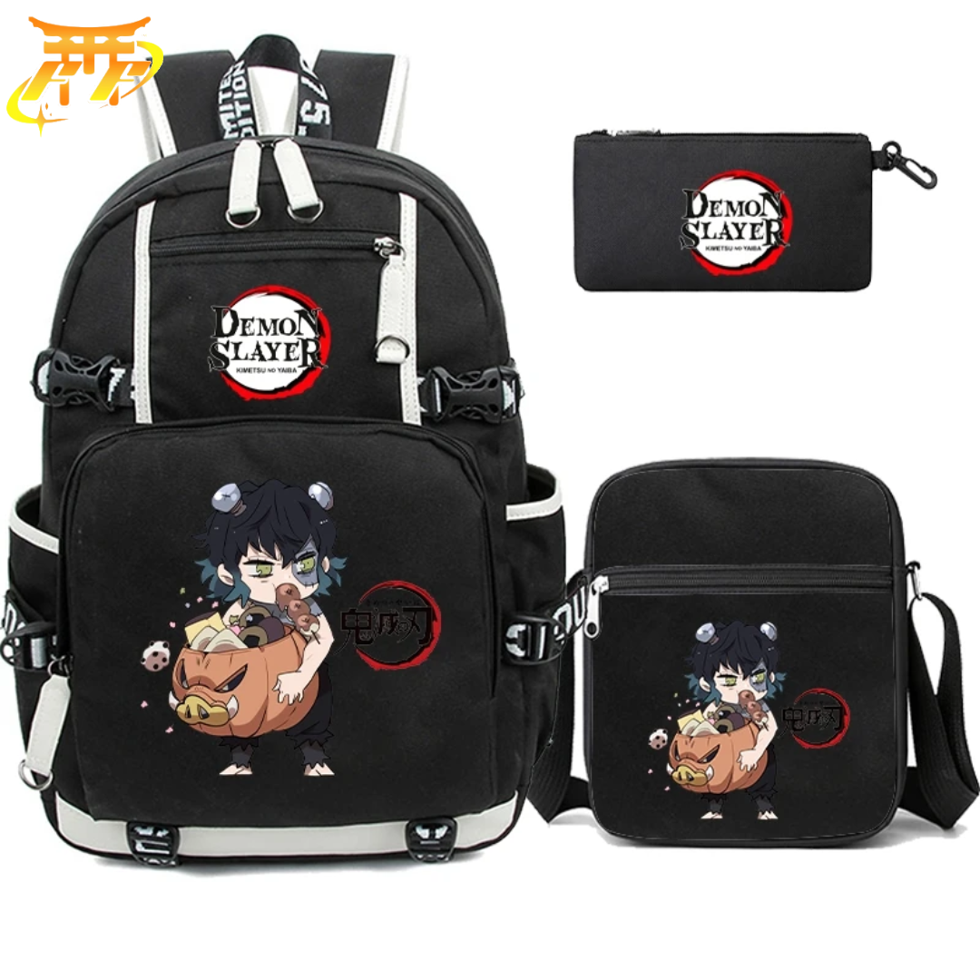 Hashibira Inosuke Backpack + Pencil Case + Bag - Demon Slayer™