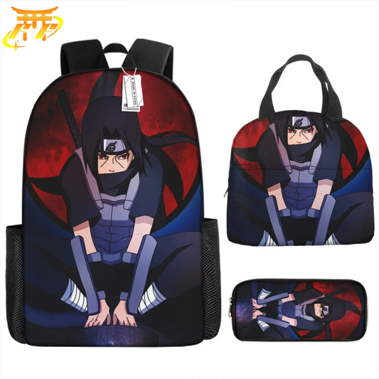 Itachi Uchiwa Backpack + Pencil Case + Bag - Naruto Shippuden™