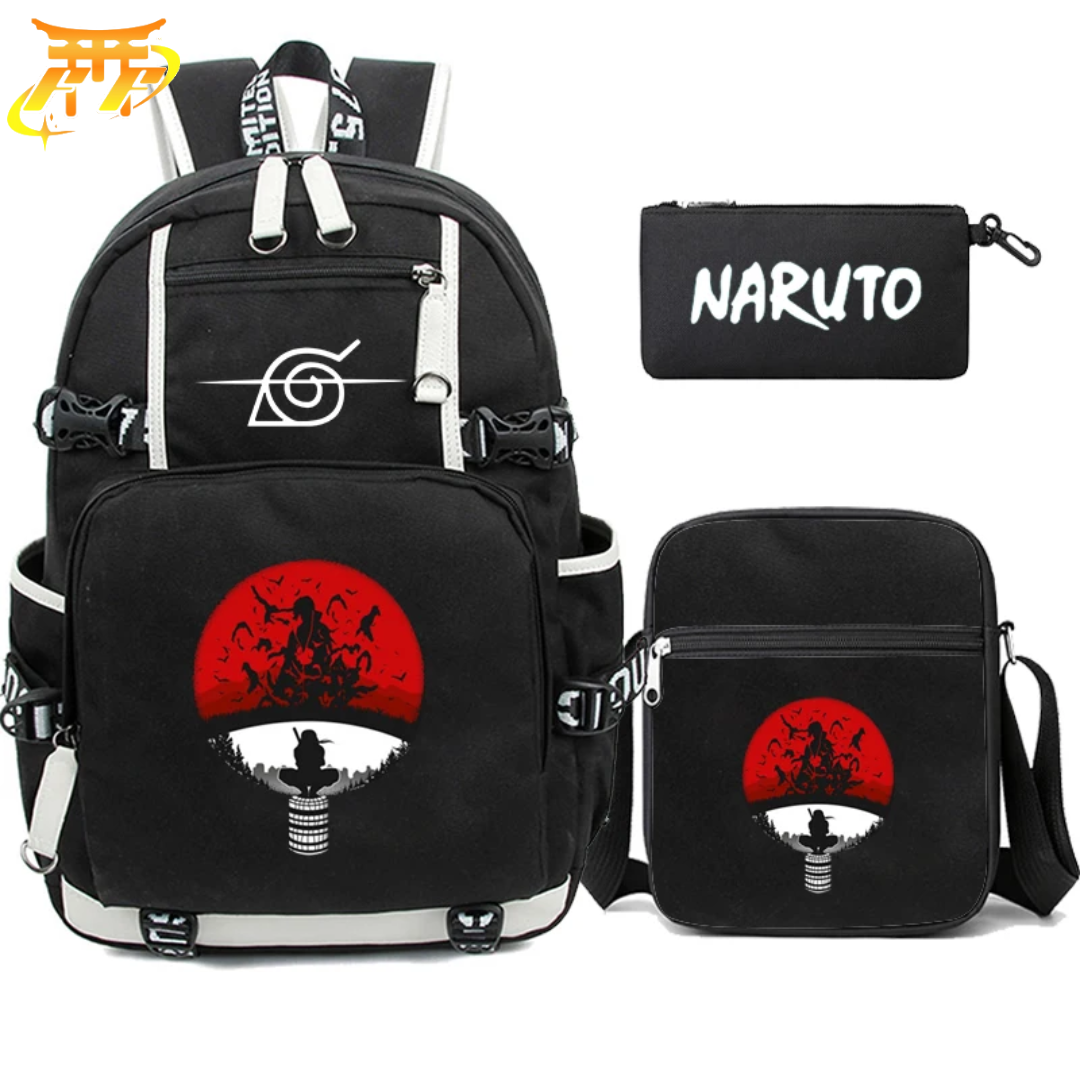 Itachi Uchiwa  Backpack + Pencil Case + Bag - Naruto Shippuden™