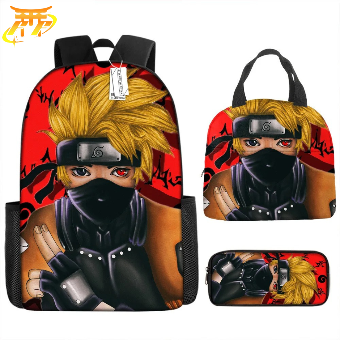 Naruto Fusion Backpack + Pencil Case + Bag - Naruto Shippuden™