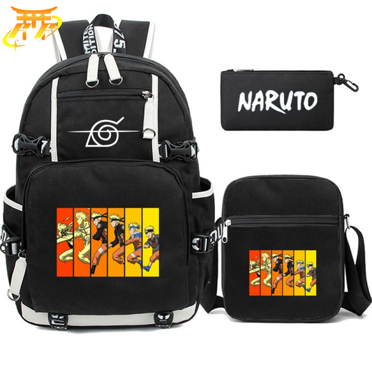 Naruto Uzumaki Backpack + Pencil Case + Bag - Naruto Shippuden™