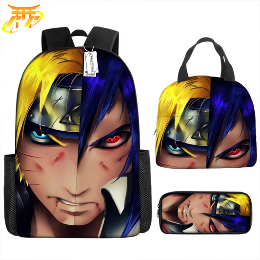 Naruto VS Sasuke Backpack + Pencil Case + Bag - Naruto Shippuden™