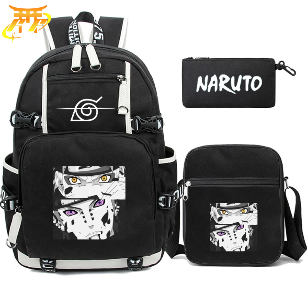 Naruto & Pain Backpack + Pencil Case + Bag - Naruto Shippuden™