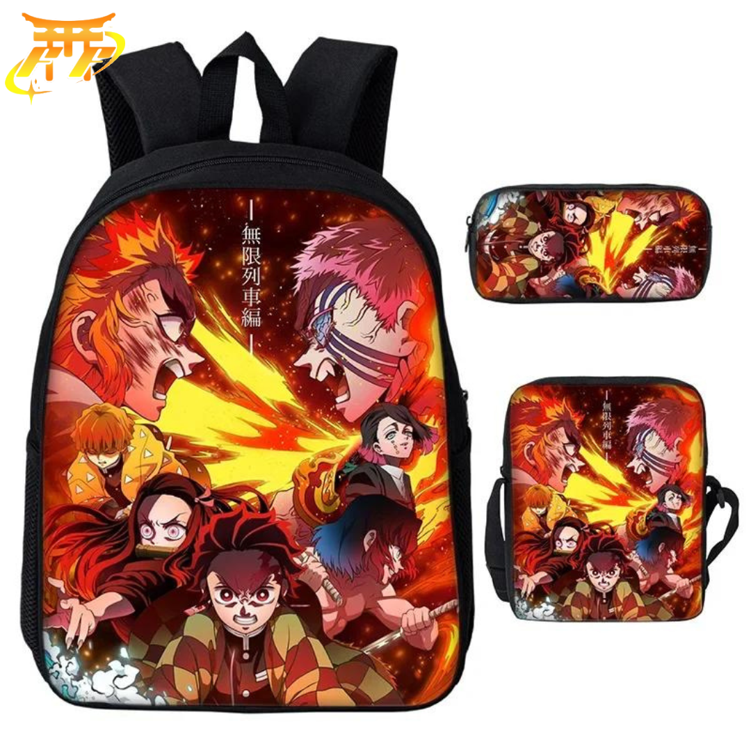 Infinite Train Final Battle Backpack + Pencil Case + Bag - Demon Slayer™