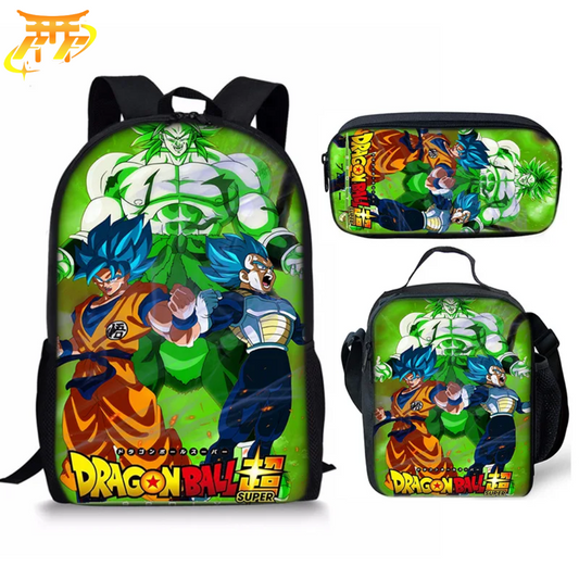  DBS Broly Backpack + Pencil Case + Bag - Dragon Ball Z™