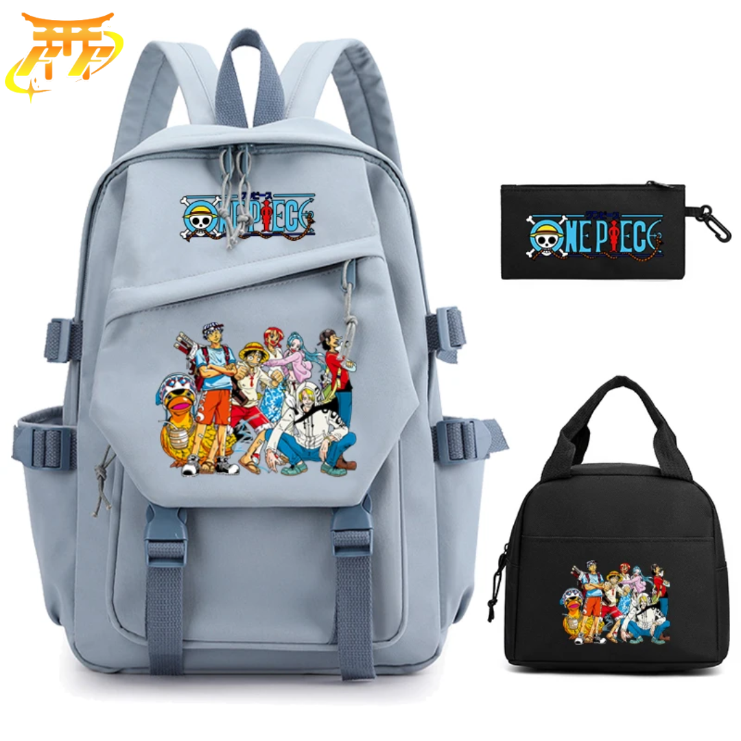 Mugiwara in Alabasta Backpack + Pencil Case + Bag - One Piece™