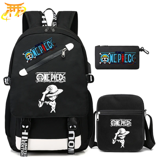 Monkey D. Luffy Backpack + Pencil Case + Bag - One Piece™