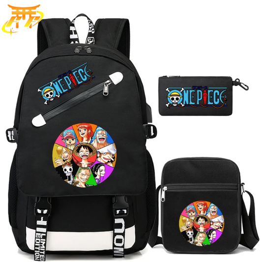 Mugiwara Backpack + Pencil Case + Bag - One Piece™