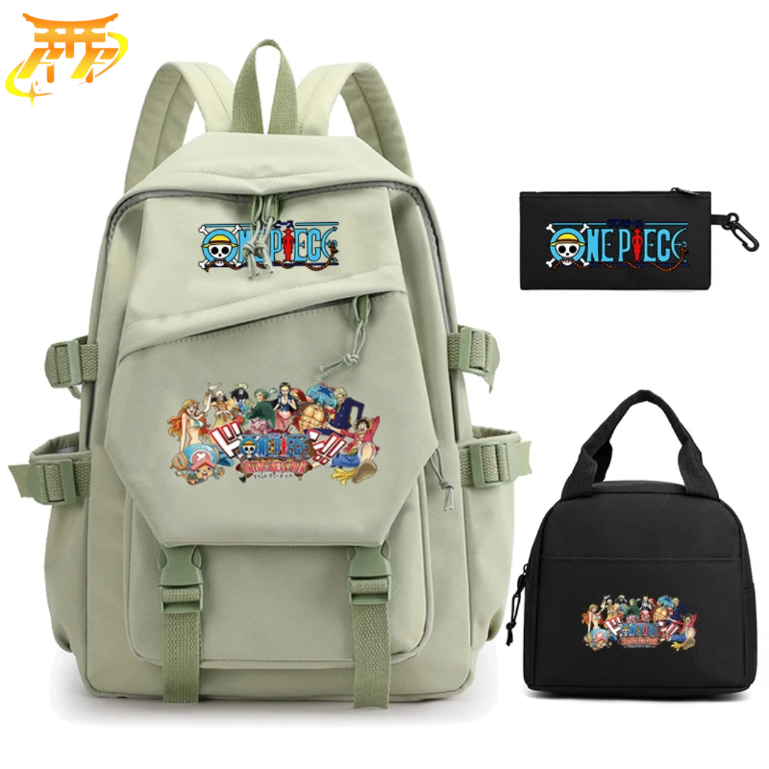 The Straw Hat Crew Backpack + Pencil Case + Bag  - One Piece™