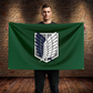 Coat of Arms Wings of Freedom Flag - Attack on Titan™