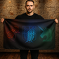 Emblems of the Three Brigades Flag - Attack on Titan™