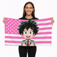 Izuku Midoriya "Student Chibi Style" Flag - My Hero Academia™