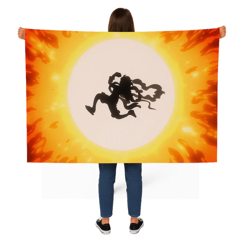 Luffy "Gear 5 Silhouette" Flag - One Piece™