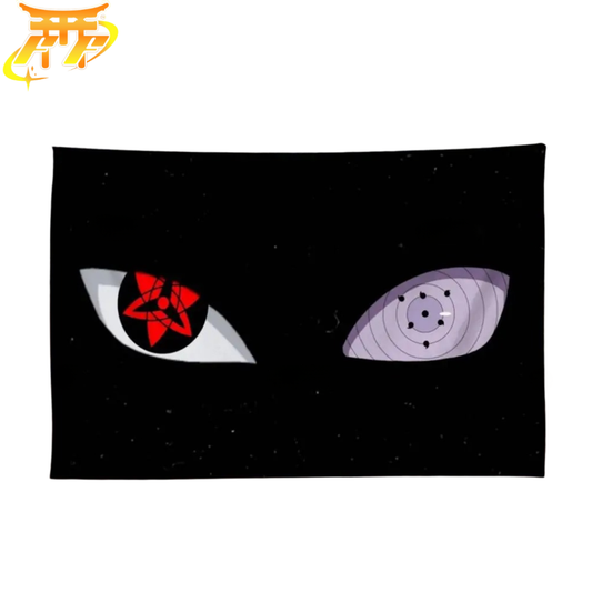 Madara Uchiwa "Sharingan and Rinnegan" Flag – Naruto™