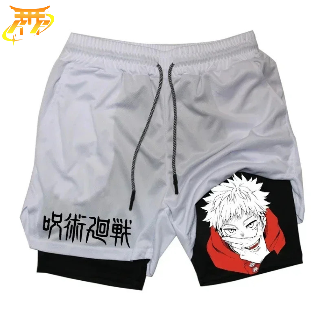 Yuji White and Black Short - Jujutsu Kaisen™