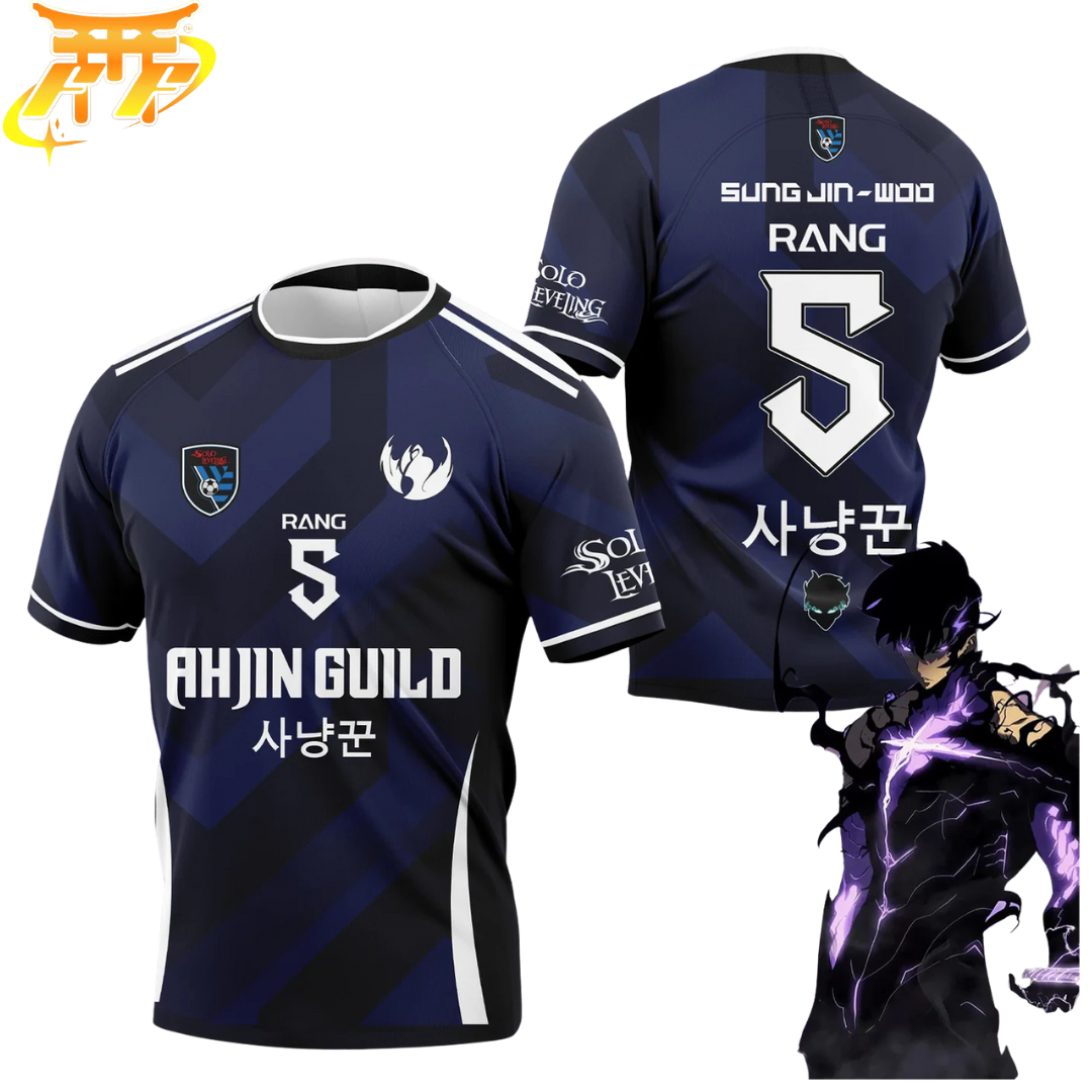 Sung Jin-Woo "Ahjin Guild" Football Shirt - Solo Leveling™