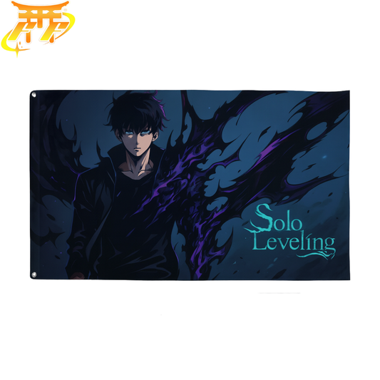 Sung Jinwoo "Shadow Sovereign" Flag – Solo Leveling™
