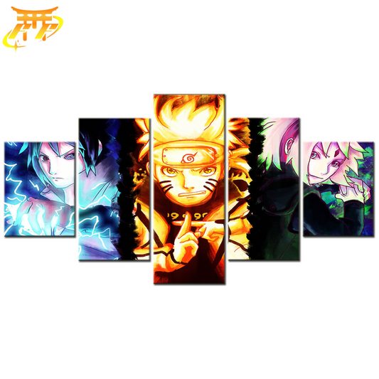 Team 7 Full Power Painting - Naruto Shippuden™