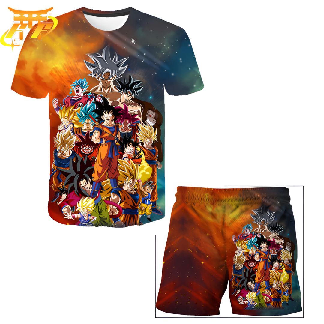 Goku's Transformations Pyjamas Short - Dragon Ball Z™