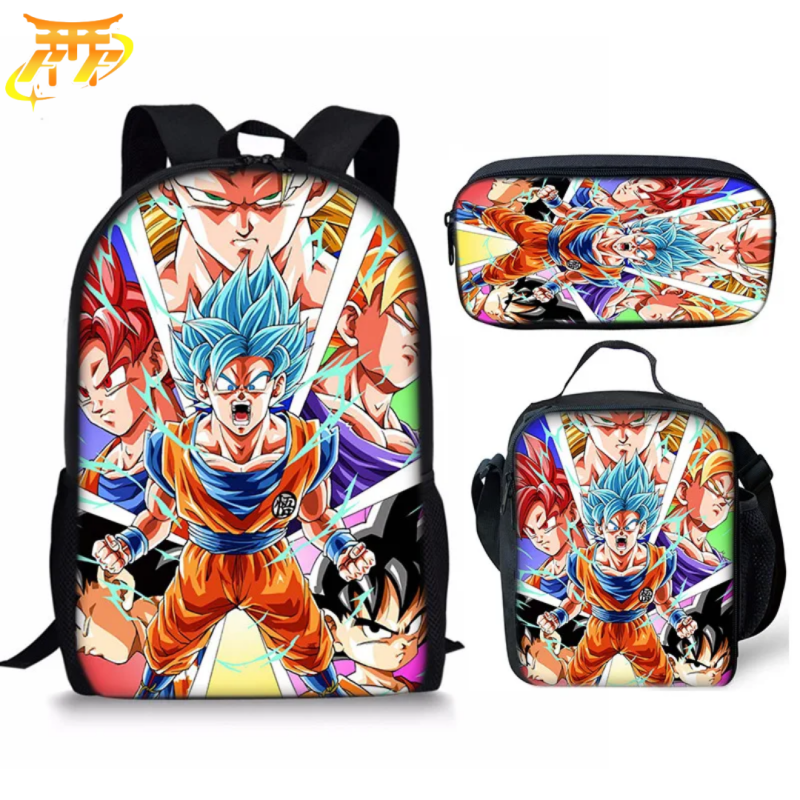 Dbz Backpack Goku' transformations Backpack DBZ™ – Anime Figure Store®