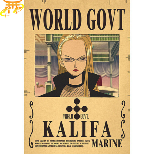 poster-wanted-kalifa-one-piece™