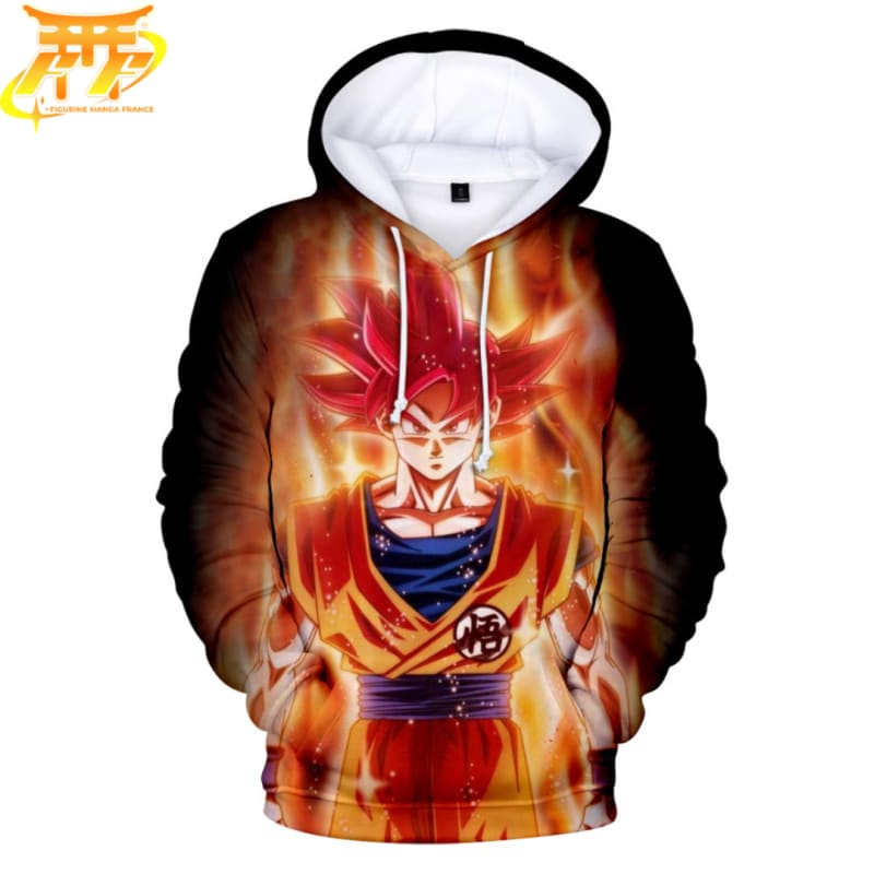 Son Goku "Super Saiyan God" Hoodie - Dragon Ball Z™