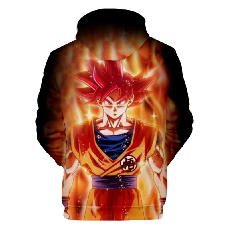 Son Goku "Super Saiyan God" Hoodie - Dragon Ball Z™