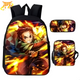 Tanjiro Sun Breathing Backpack + Pencil Case + Bag - Demon Slayer™