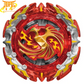 Dead Phoenix 3 High Zephyr Spinning Top - Beyblade Burst 