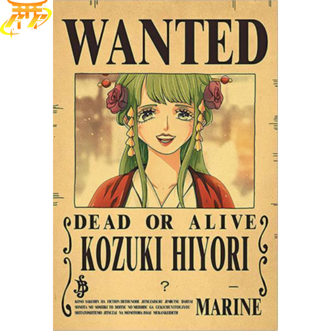 poster-wanted-hiyori-one-piece™