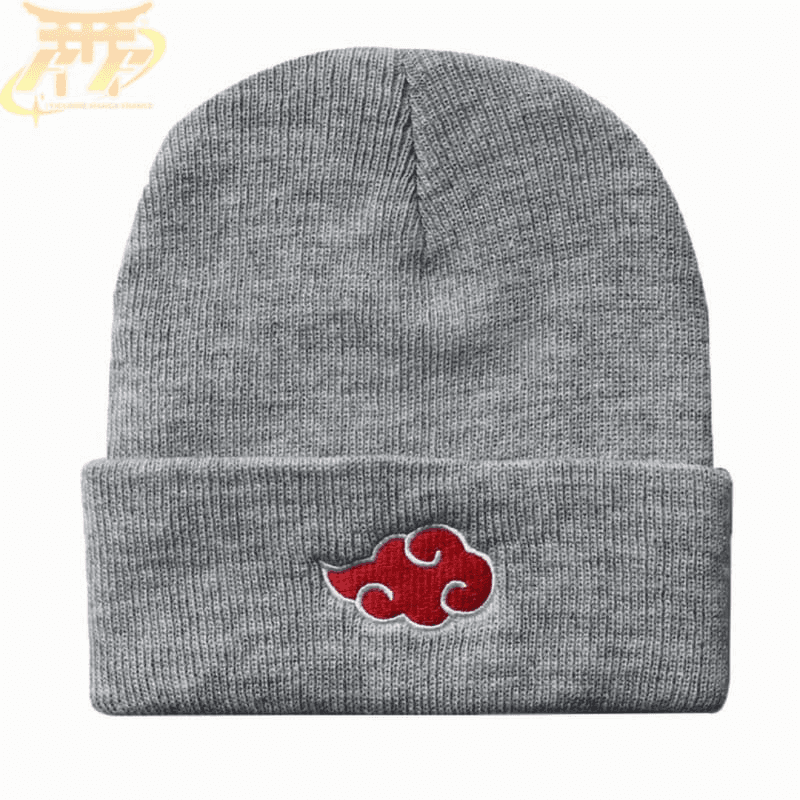 Grey/Red Akastuki Beanie - Naruto Shippuden™