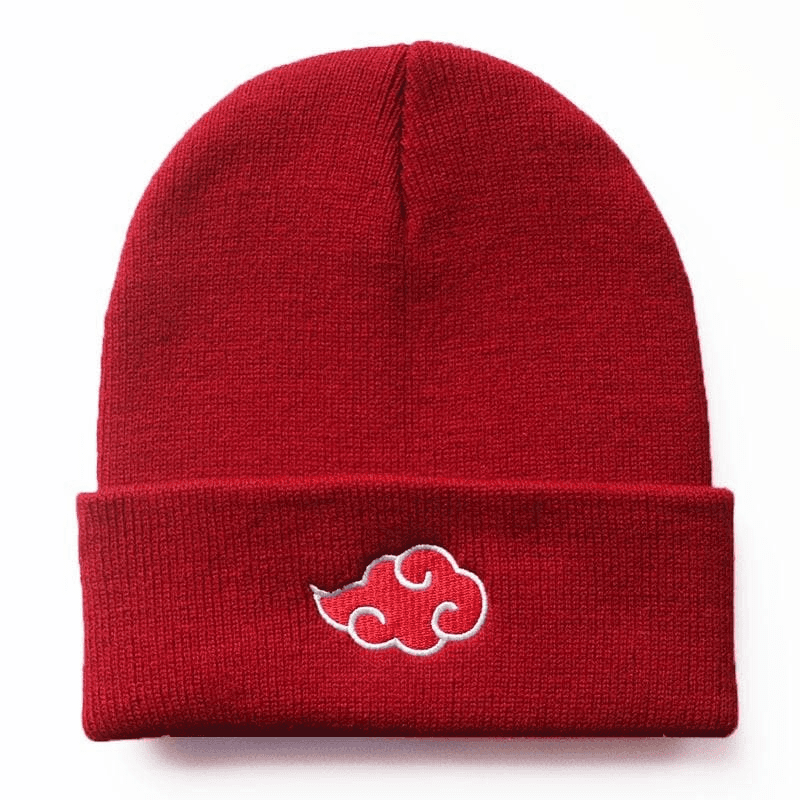 Grey/Red Akastuki Beanie - Naruto Shippuden™