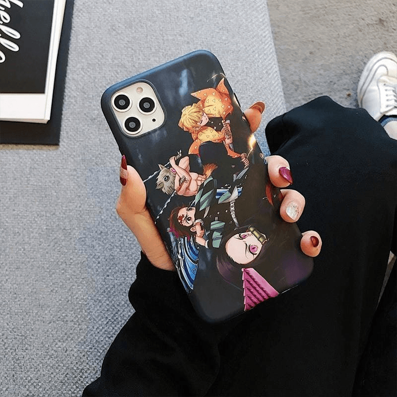 Iphone case Tanjiro Nezuko Zenitsu and Inosuke - Demon 