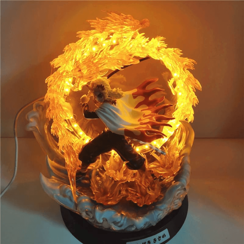 Kyojuro Rengoku Breath of the Flame LED Figure - Demon 