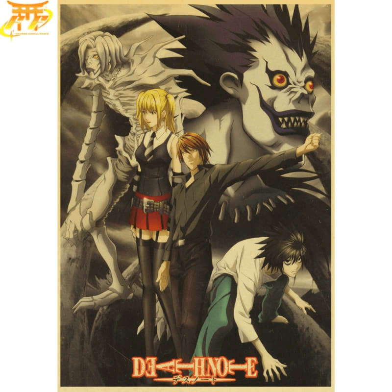 Main Characters Poster - Death Note™ – Anime Figure Store®