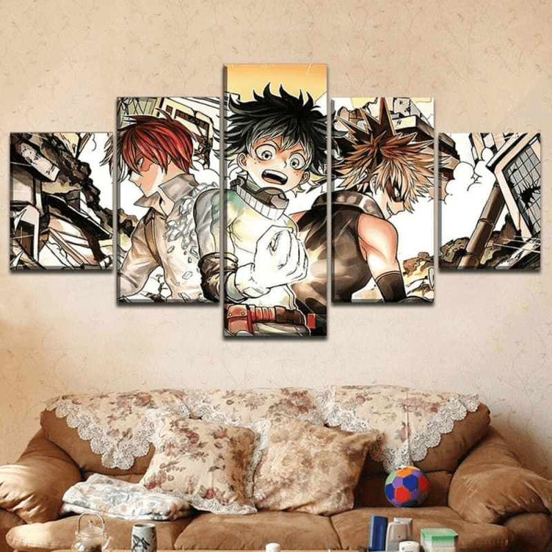 Shoto Izuku and Bakugo painting - My Hero Academia™