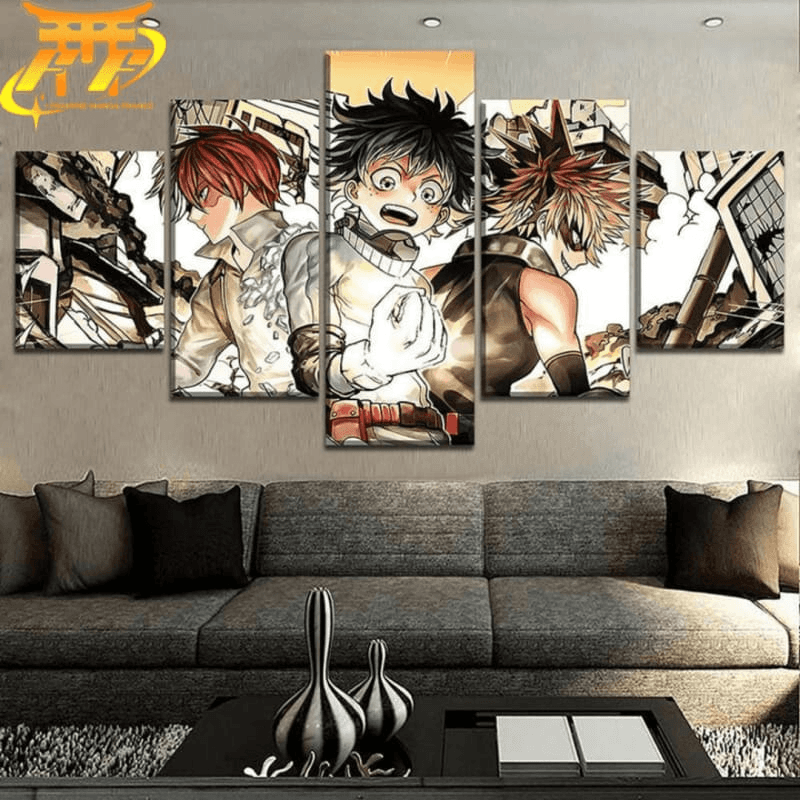 Shoto Izuku and Bakugo painting - My Hero Academia™